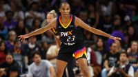 Phoenix Mercury guard Kiana Williams against the Los Angeles Sparks during a WNBA game at PHX Arena.