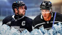 Anze Kopitar and Quinton Byfield
