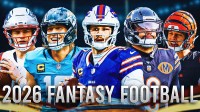 fantasy football, 2026 fantasy football, fantasy football quarterbacks, drake maye, trevor lawrence, josh allen, caleb williams, joe burrow