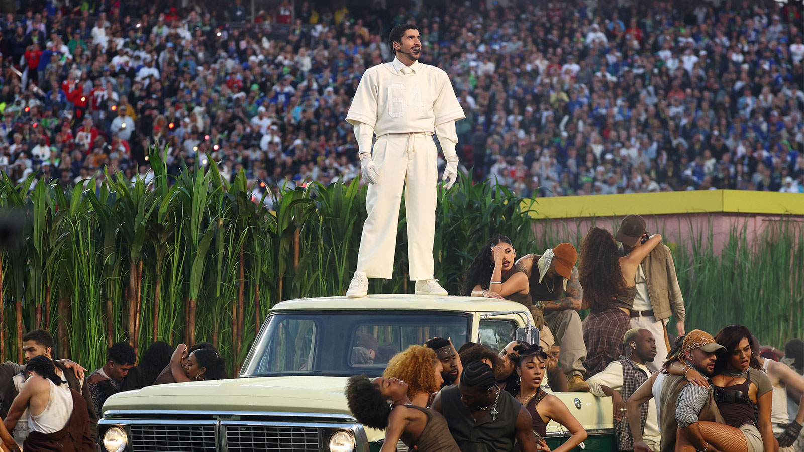 Adam Sandler praises Bad Bunny after ‘unbelievable’ Super Bowl Halftime Show