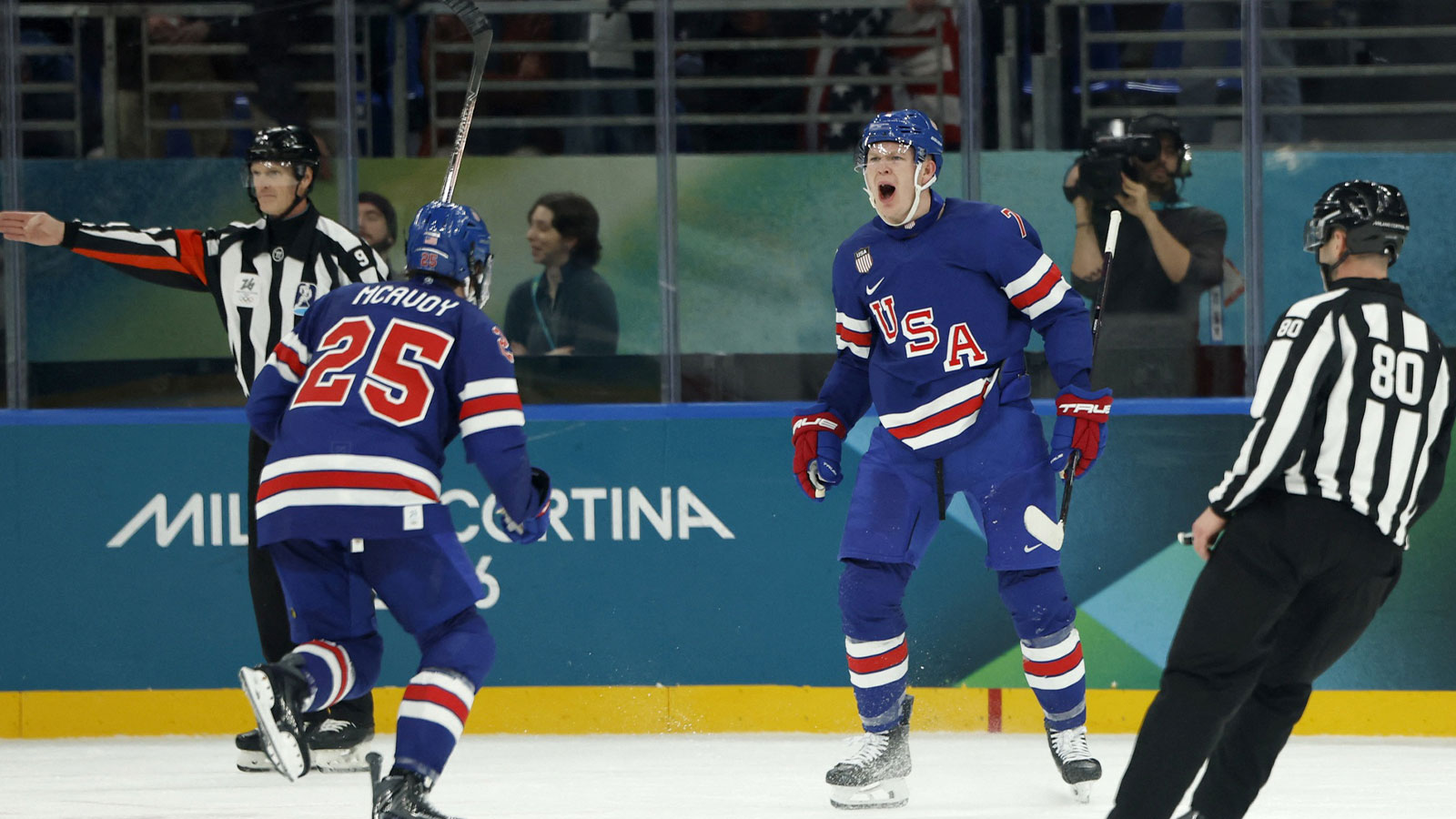 Team USA fans breathe sigh of relief after tense 6-3 Olympic win over Denmark