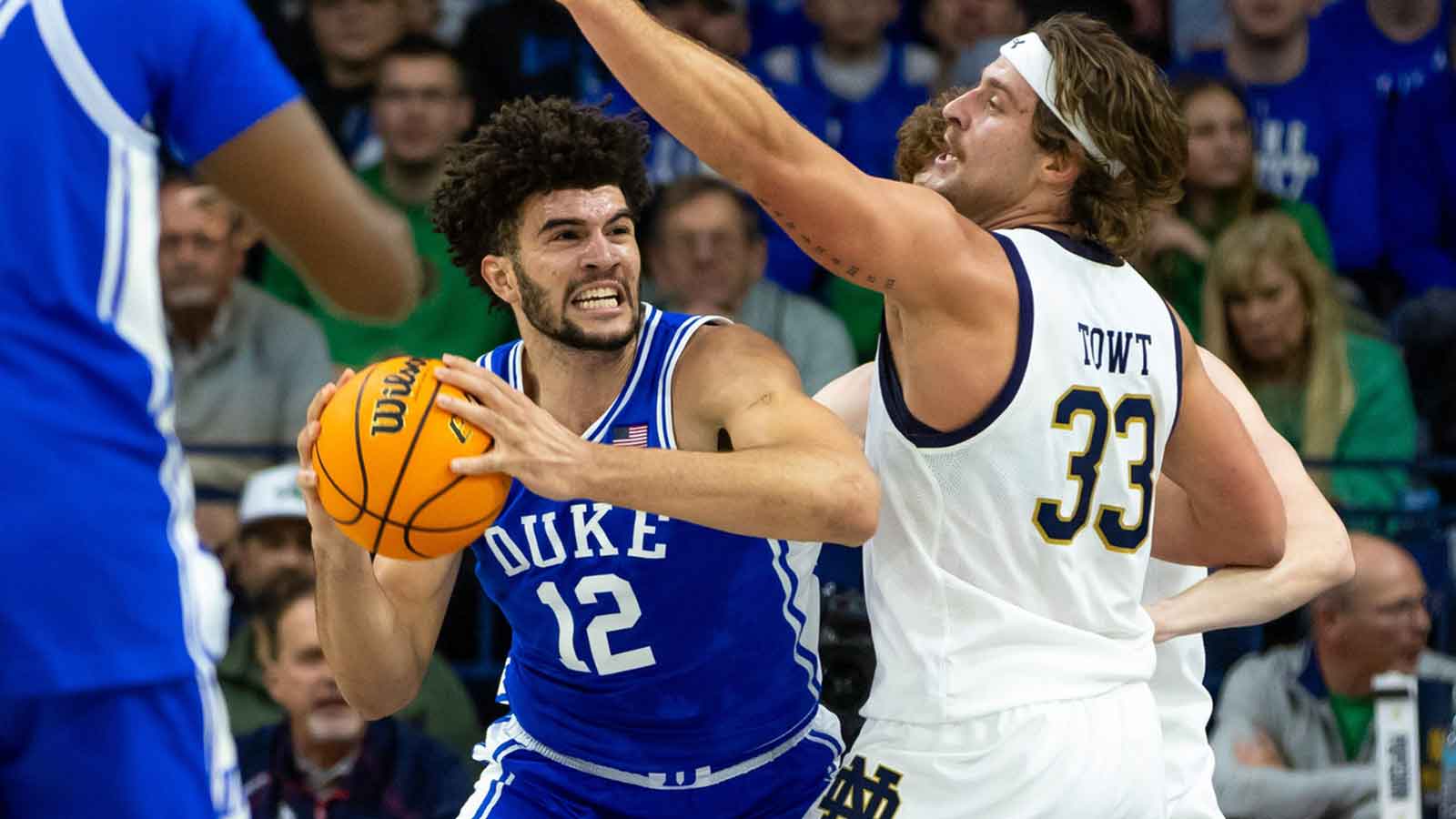 Duke basketball fans react after Cameron Boozer’s insane first half stat line against Notre Dame