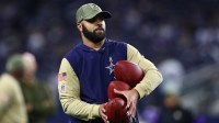 Nov 10, 2019; Arlington, TX, USA; Dallas Cowboys defensive backs coach Kris Richard prior to the game against the Minnesota Vikings at AT&T Stadium. Mandatory Credit: Matthew Emmons-Imagn Images