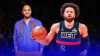 Carmelo Anthony, Cade Cunningham, Detroit Pistons