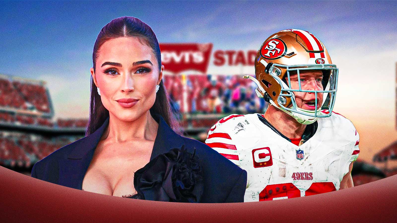 Christian McCaffrey Olivia Culpo