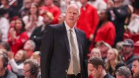 Colorado head coach Tad Boyle looks on during a Big 12 Conference men's basketball game, Wednesday, Feb. 11, 2026, in United Supermarkets Arena.