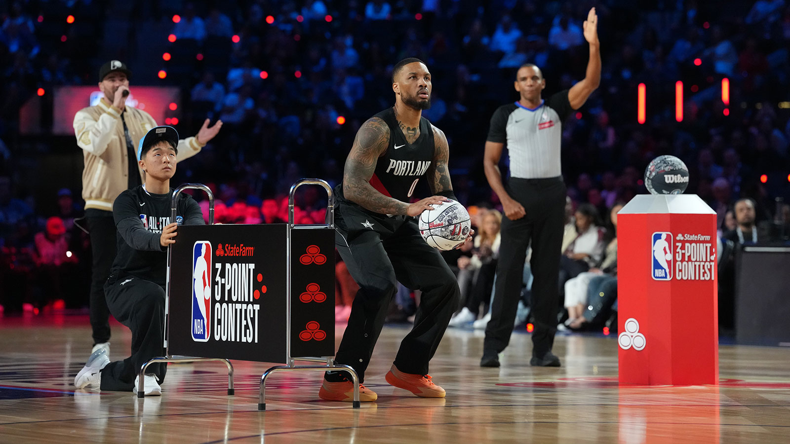 Damian Lillard flashes vintage form with 3-point contest victory