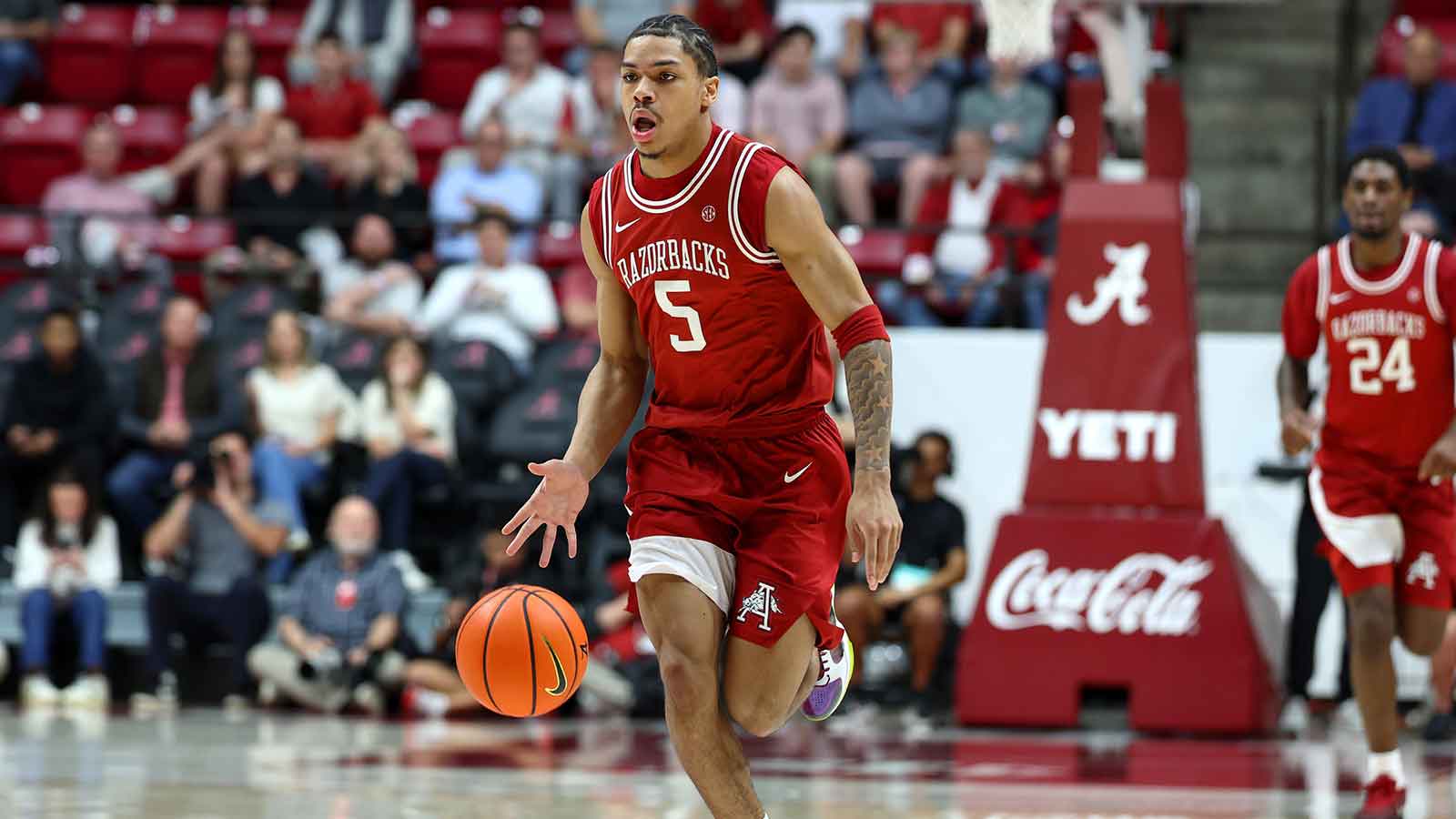 Darius Acuff Jr. sets new Arkansas basketball record in bonkers Alabama game