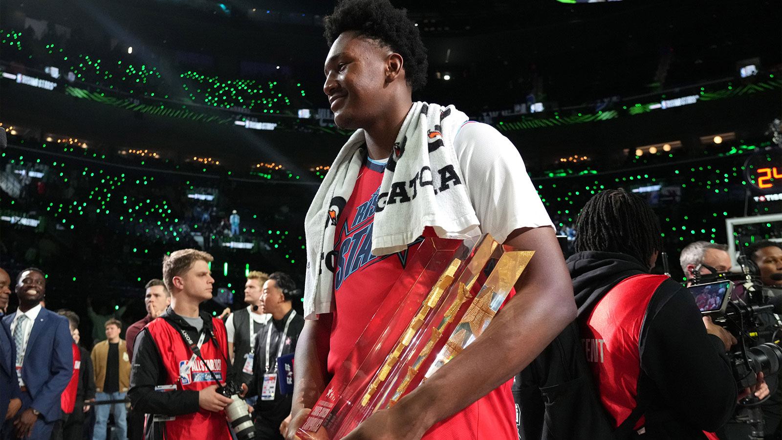 Why Pelicans’ Derik Queen woke up ‘excited’ for All-Rookie opportunitiy amid grueling season