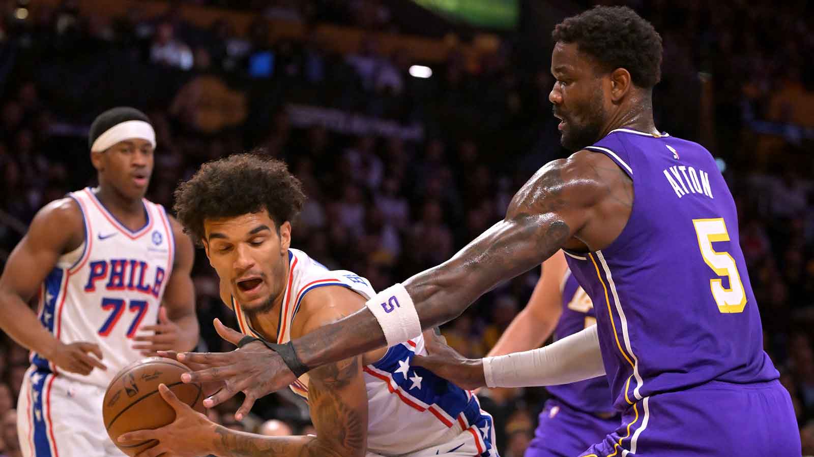 76ers’ Dominick Barlow makes immediate impact vs. Lakers after signing new contract