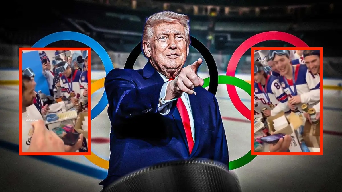 Team USA men’s hockey team dragged after leaked video with Donald Trump