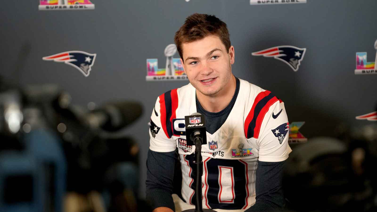 Drake Maye full participant at Wednesday’s Patriots practice before Super Bowl