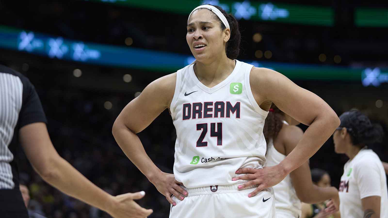 Dream free agent Brionna Jones suffers meniscus tear while playing overseas
