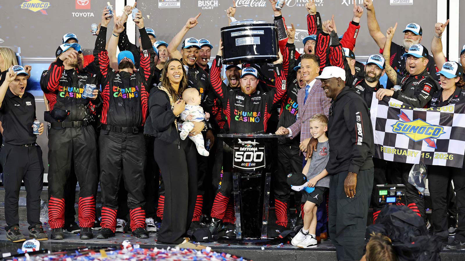 Michael Jordan in disbelief after Tyler Reddick’s win at NASCAR’s Daytona 500