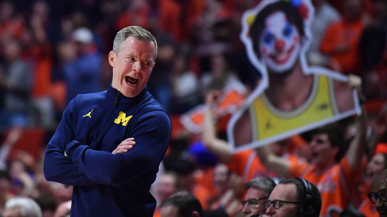 Michigan HC Dusty May shares hilarious moment with players after win over Illinois