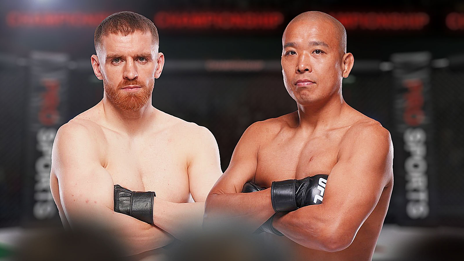 Edmen Shahbazyan vs. JunYong Park face off at the Meta Apex for UFC Vegas 115