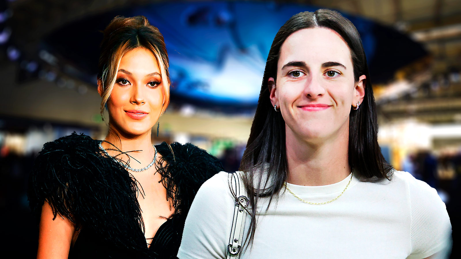 Caitlin Clark links up with Olympian Eileen Gu at Milan Fashion Week