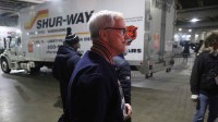 Chicago Bears chairman George McCaskey walks into Soldier Field prior to a game between the Chicago Bears and Seattle Seahawks