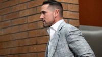 Green Bay Packers head coach Matt LaFleur in attendance of a press conference for his brother Arizona Cardinals head coach Mike LaFleur (not pictured) at the Cardinals training facility.