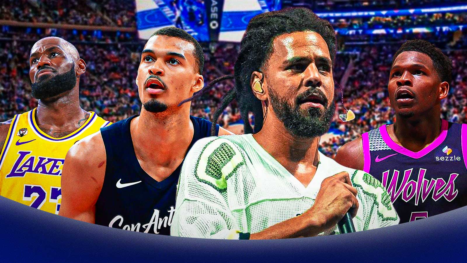 J. Cole’s top NBA name-drops, from Victor Wembanyama to Anthony Edwards