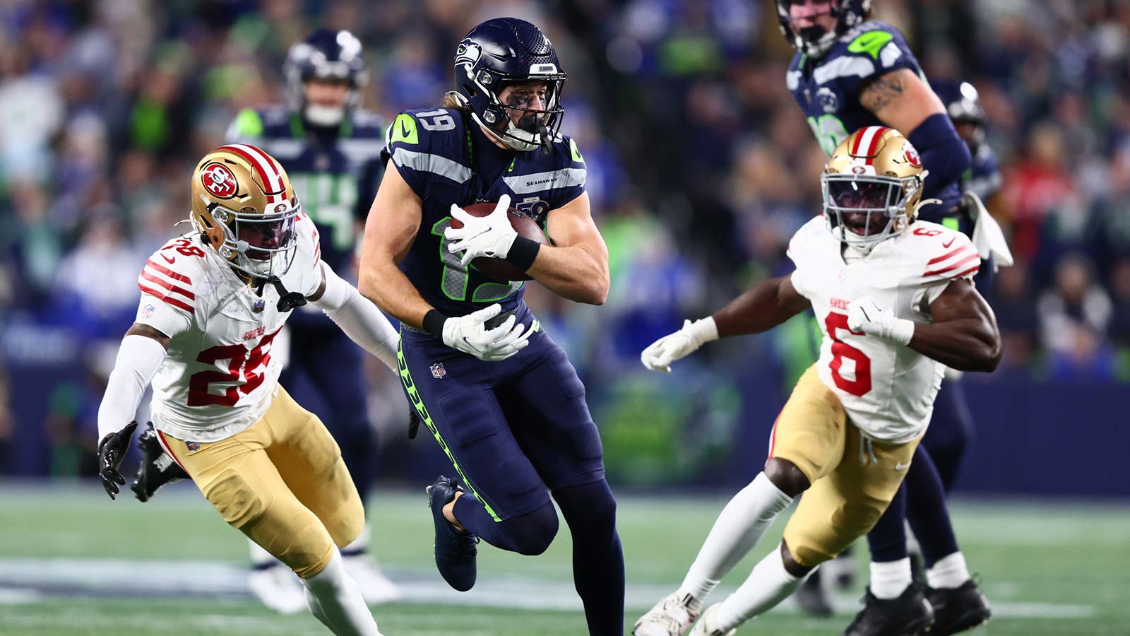 Seahawks WR Jake Bobo playing in Super Bowl after breaking hand in NFC title game