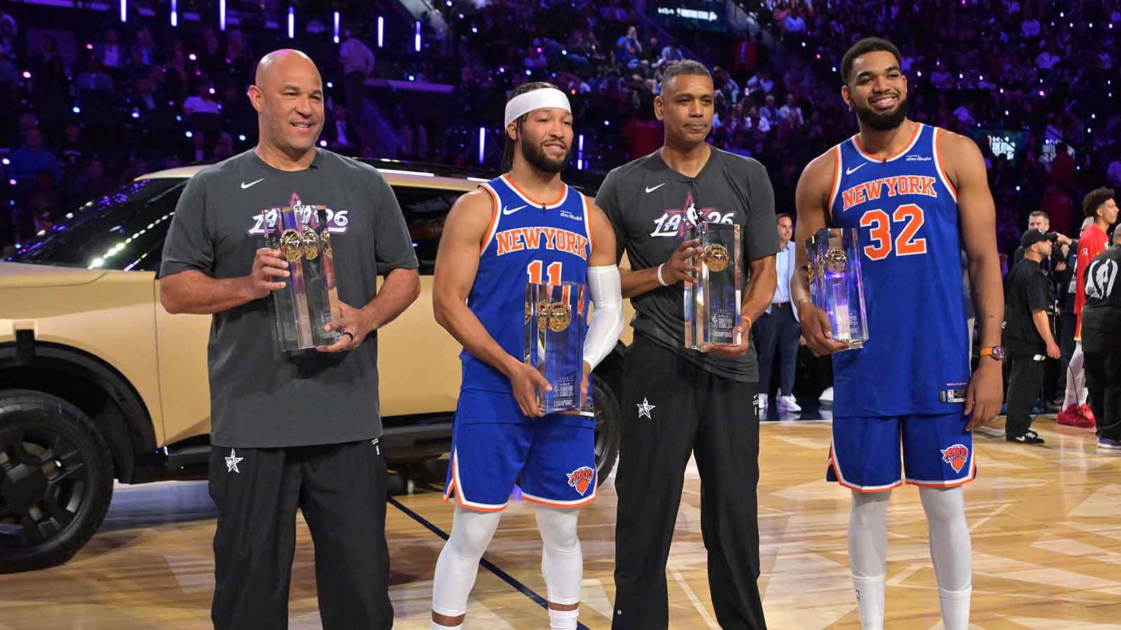 Why Knicks’ Jalen Brunson wasn’t having fun even after winning Shooting Stars event