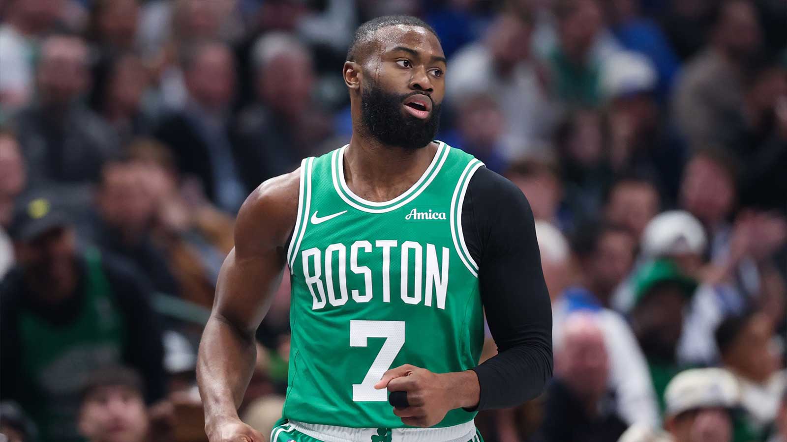 Celtics’ Jaylen Brown declares ‘somebody gotta die’ while watching Pistons-Hornets fight