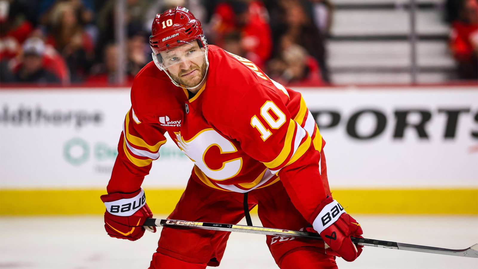 Flames’ Jonathan Huberdeau wanted to play 1 final game before undergoing hip surgery