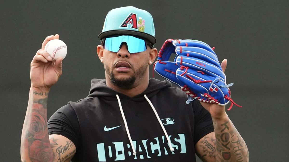 Arizona Diamondbacks second baseman Ketel Marte (4) during spring training workouts at Salt River Fields on.