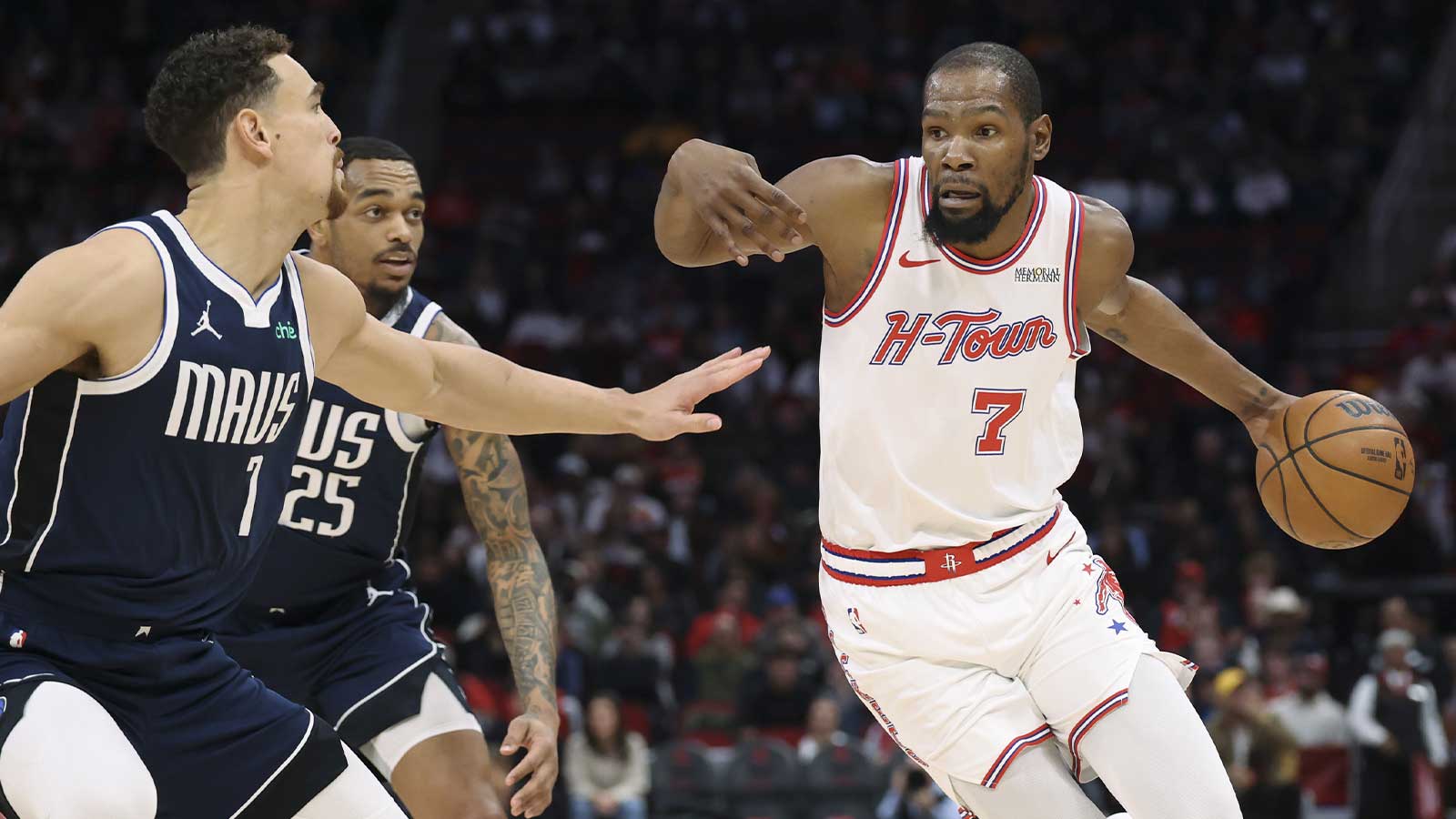 Rockets star Kevin Durant’s surprise ankle injury came from stepping on fan