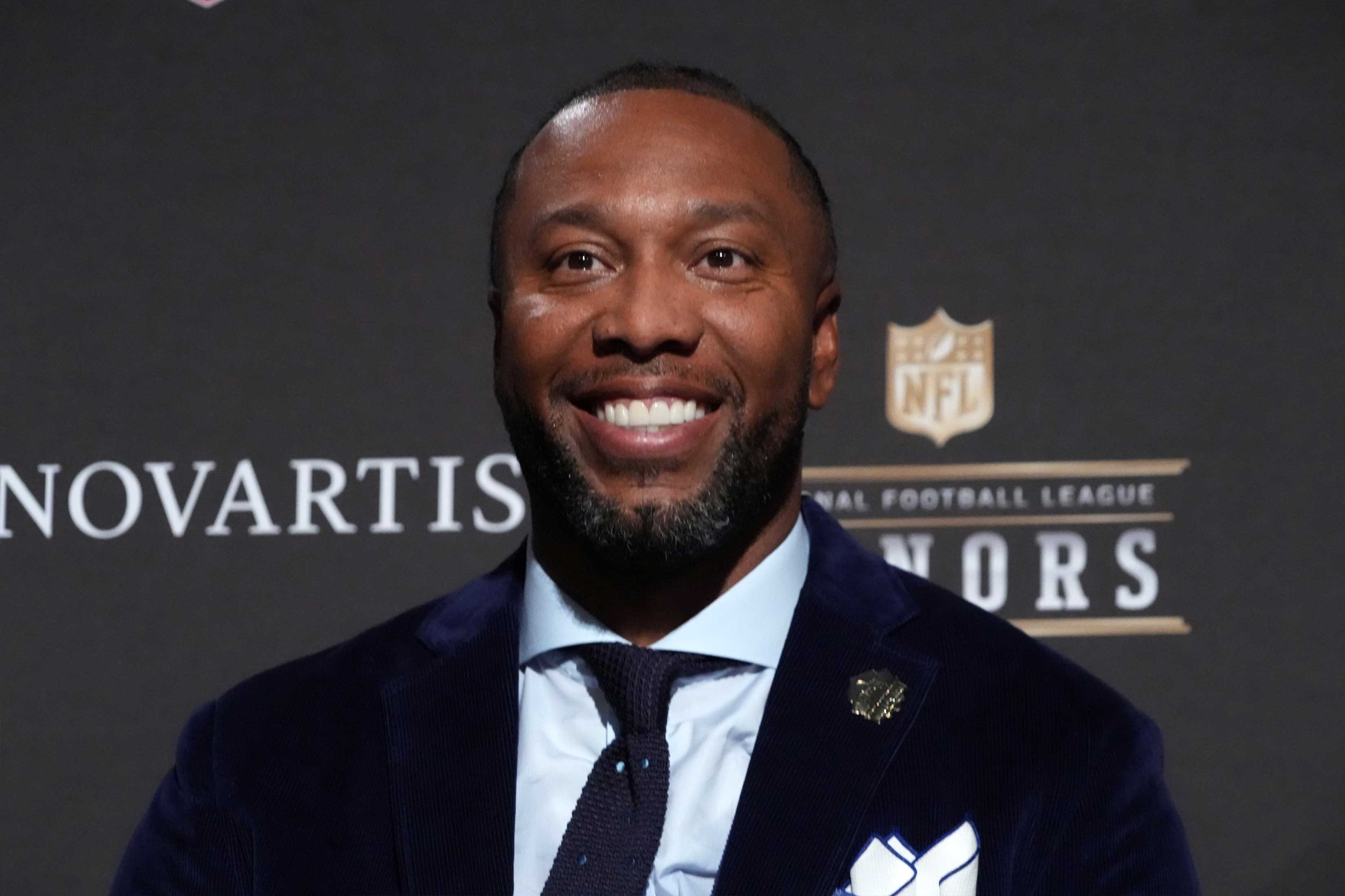 Randy Moss surprises Larry Fitzgerald with Pro Football Hall of Fame nod
