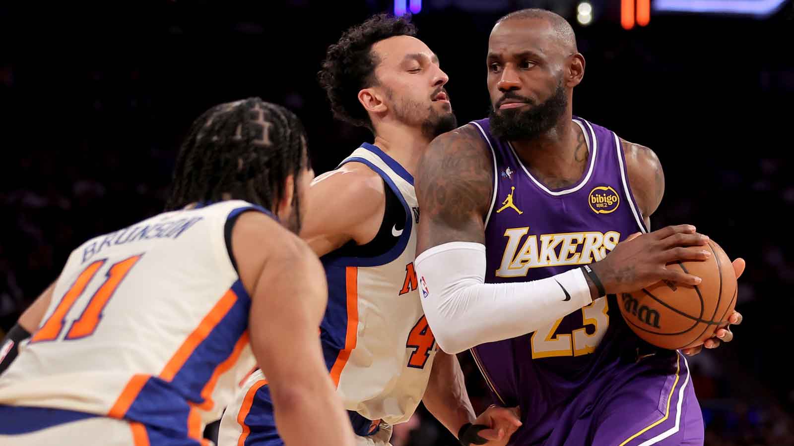 LeBron James sends message to Knicks fans after possible MSG game