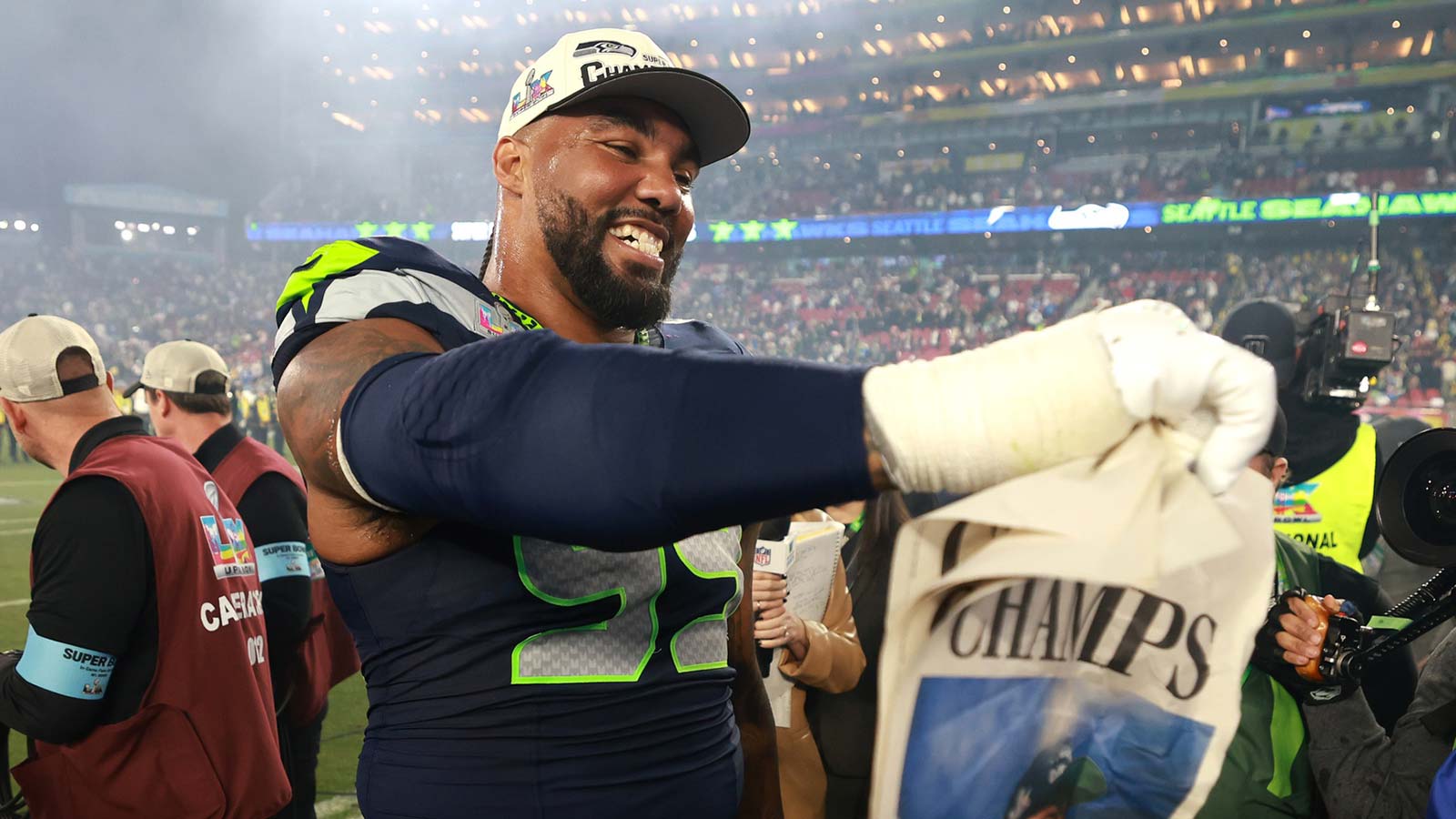 Leonard Williams has powerful reaction to finally winning Super Bowl in Year 11