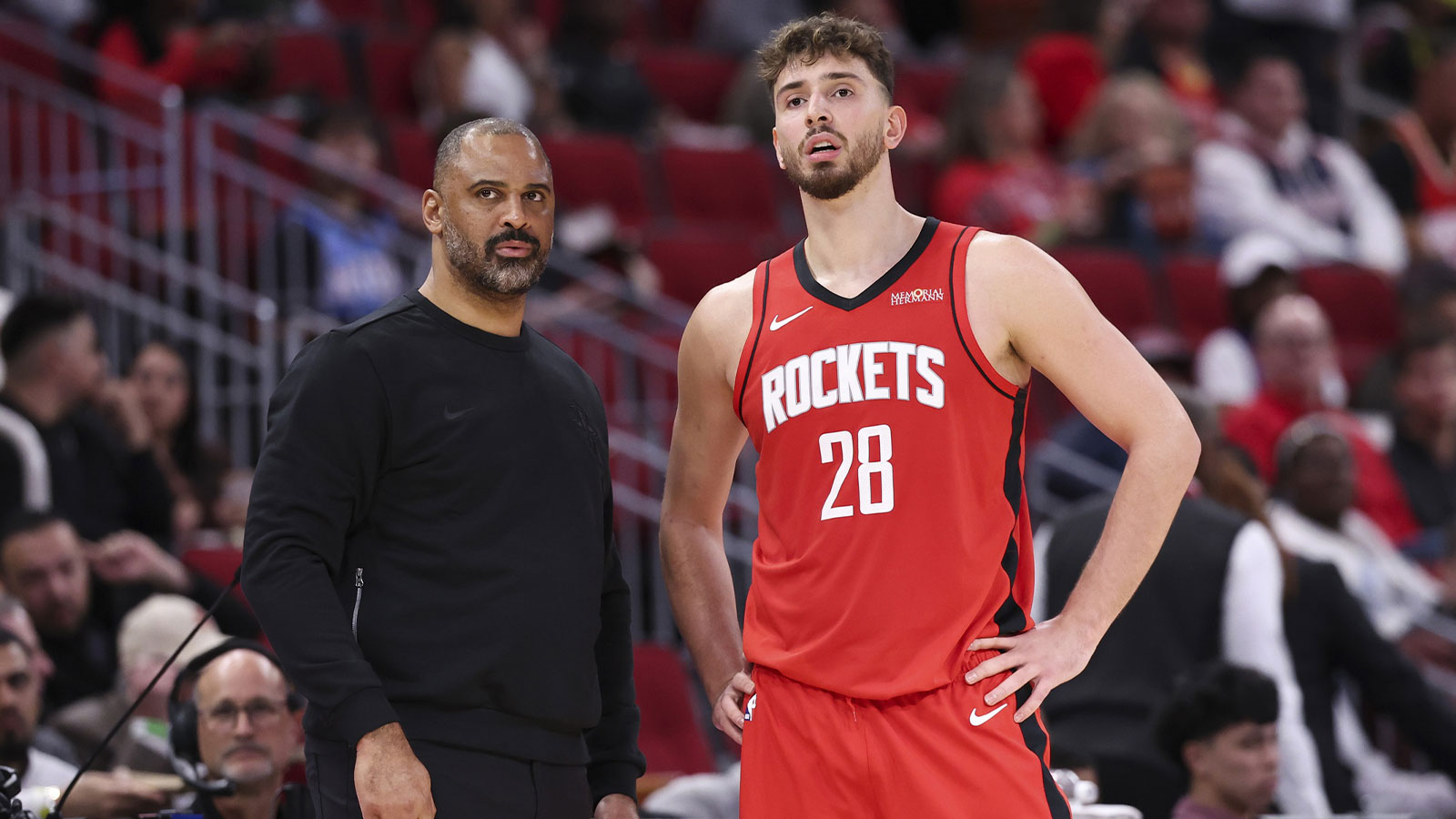 Rockets’ Ime Udoka gets 100% real on Alperen Sengun being targeted on defense