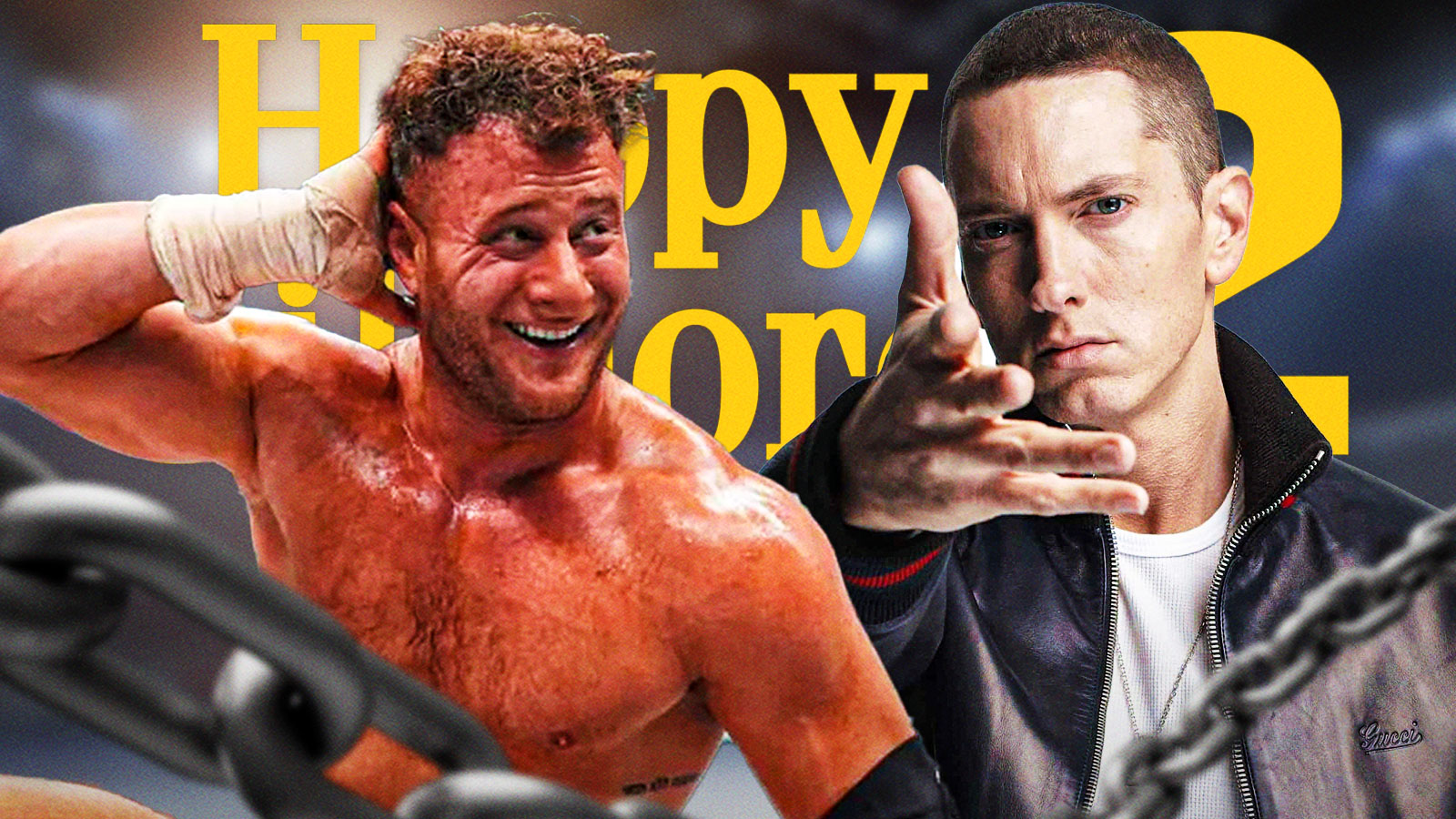 AEW’s MJF beat the ‘s**t’ out of Eminem in Happy Gilmore 2 but was still ‘star struck’
