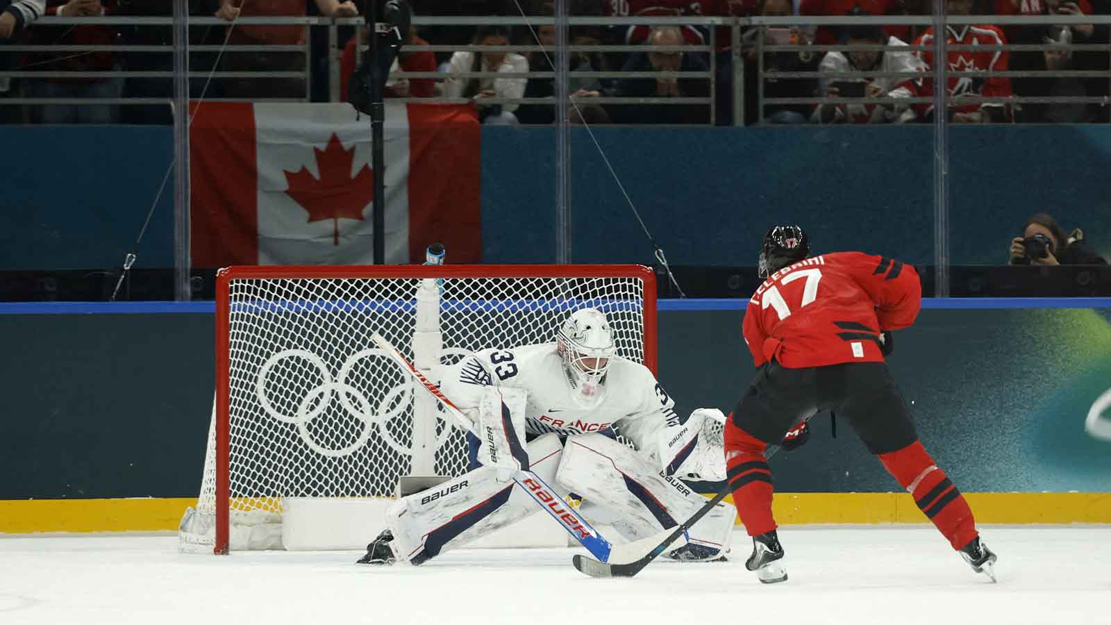 Macklin Celebrini is so good at Olympics this French player is glad he’s out of the NHL