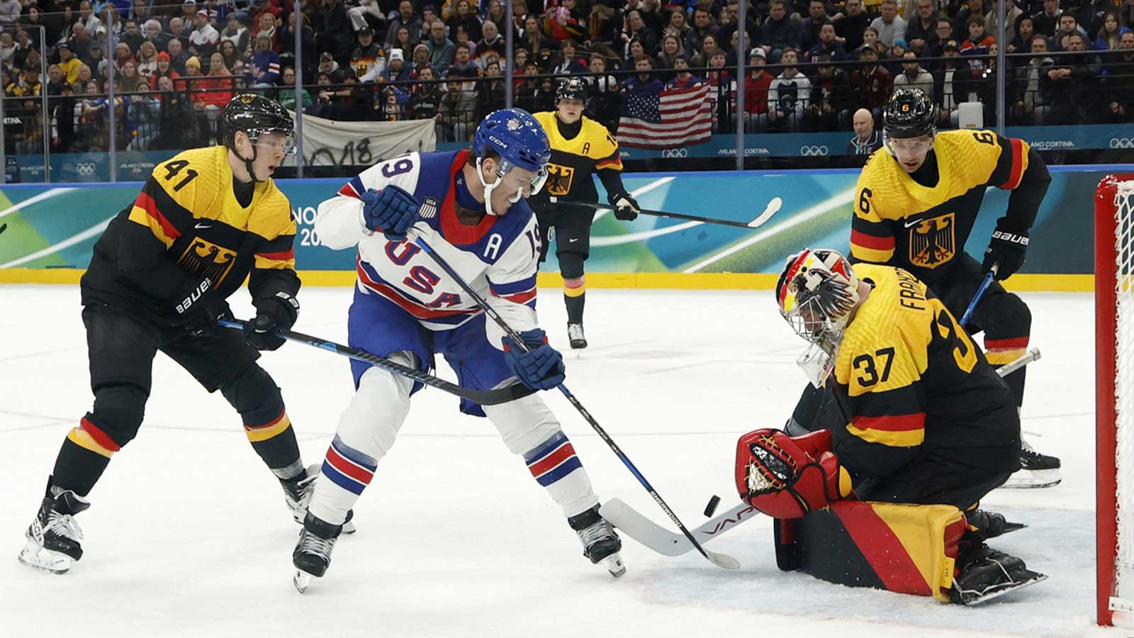 Matthew Tkachuk sounds off on Leon Draisaitl trash talk after beating Germany in Olympics