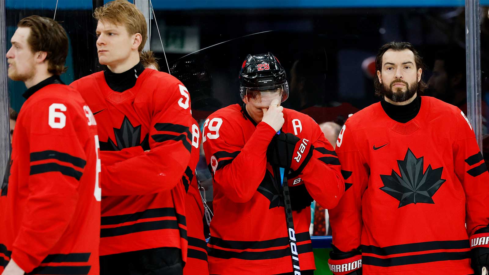 Nathan MacKinnon applauds Sidney Crosby for ultimate sacrifice in Olympic Gold Medal Game