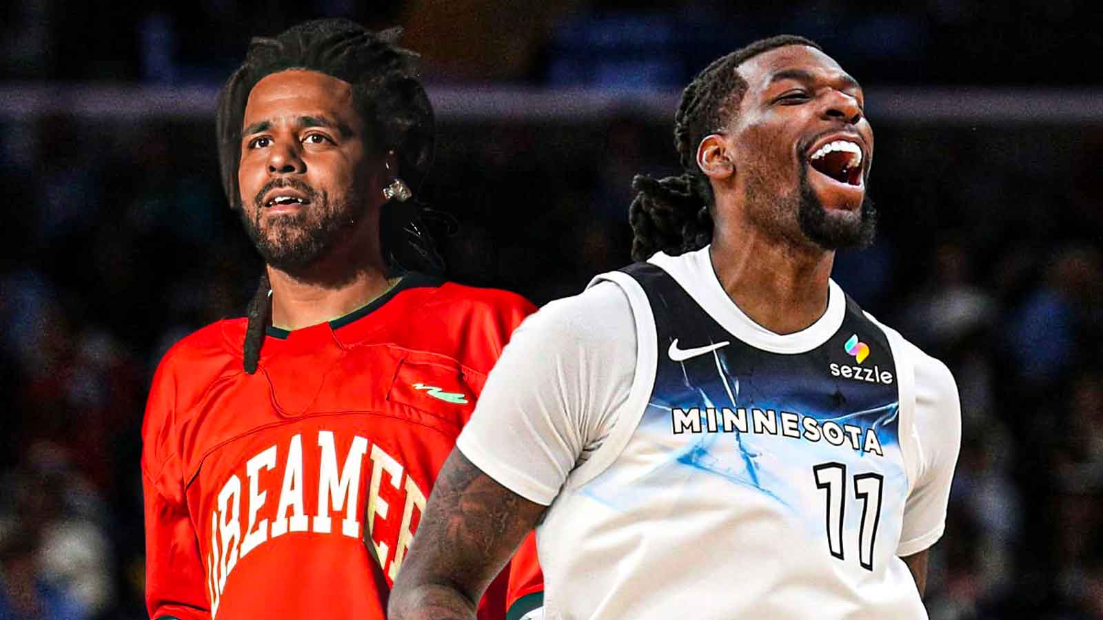 Naz Reid reacts to J. Cole reference on The Fall Off