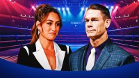 WWE Hall of Famer Nikki Bella with veteran John Cena