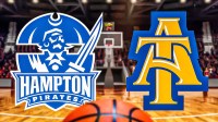 North Carolina A&T wins the NBA HBCU Classic over Hampton after a miraculous comeback and game-winning and-one.