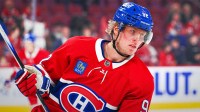 Montreal Canadiens right wing Patrik Laine (92) looks on during warm-up before the game against the Nashville Predators at Bell Centre.