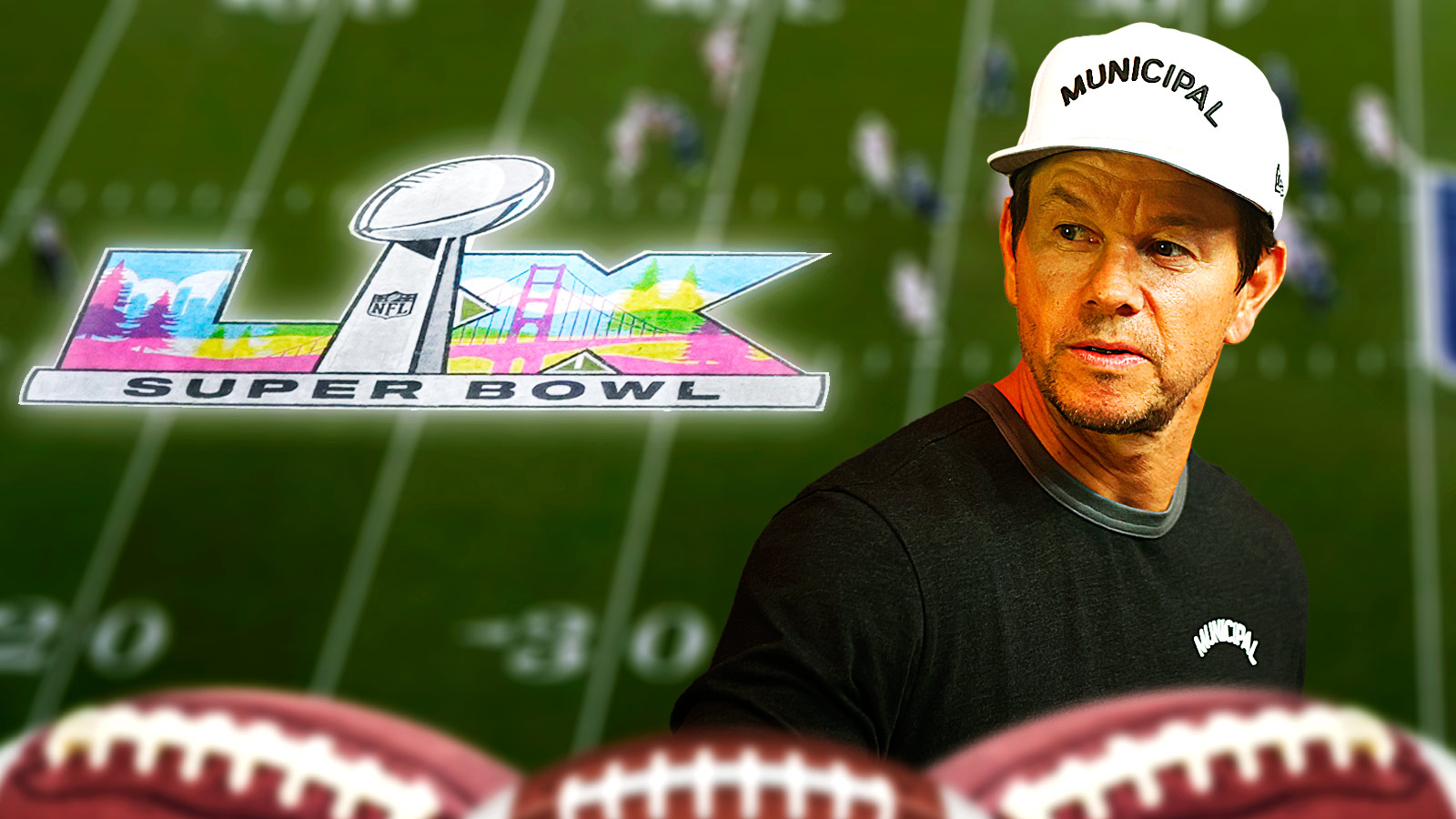 $24 million was traded on Mark Wahlberg attending Super Bowl. Did he?