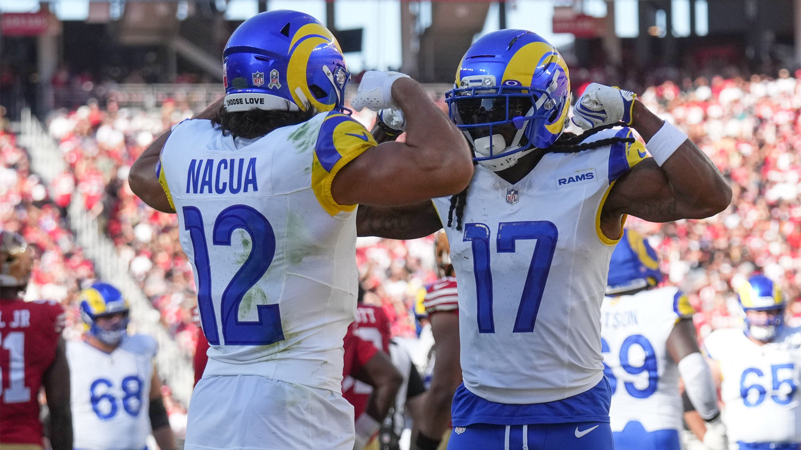 Rams WR Puka Nacua shares ‘ground shaking’ story about Davante Adams