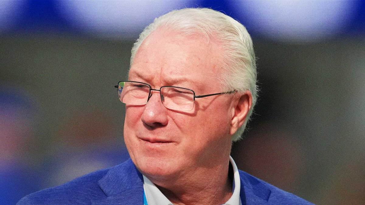 Detroit Lions president Rod Wood watches during the game against the Los Angeles Rams at SoFi Stadium.