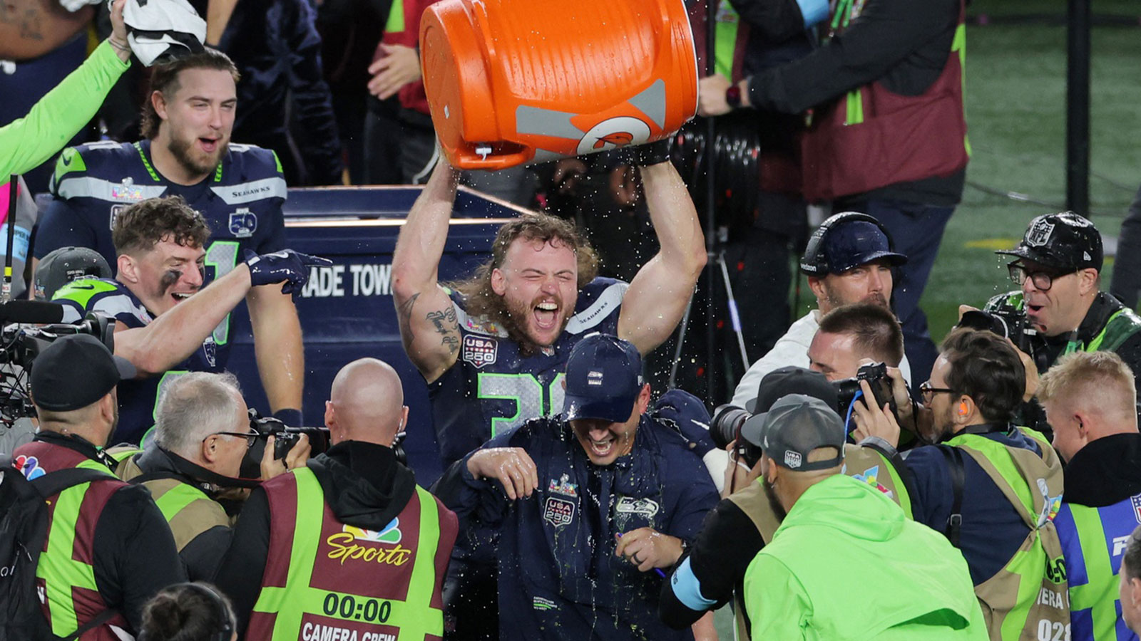 Seahawks’ Brady Russell had hand surgery with Jake Bobo before Super Bowl LX