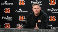 Bengals Head Coach Zac Taylor speaks at a press conference after wrapping up the 2025 season.