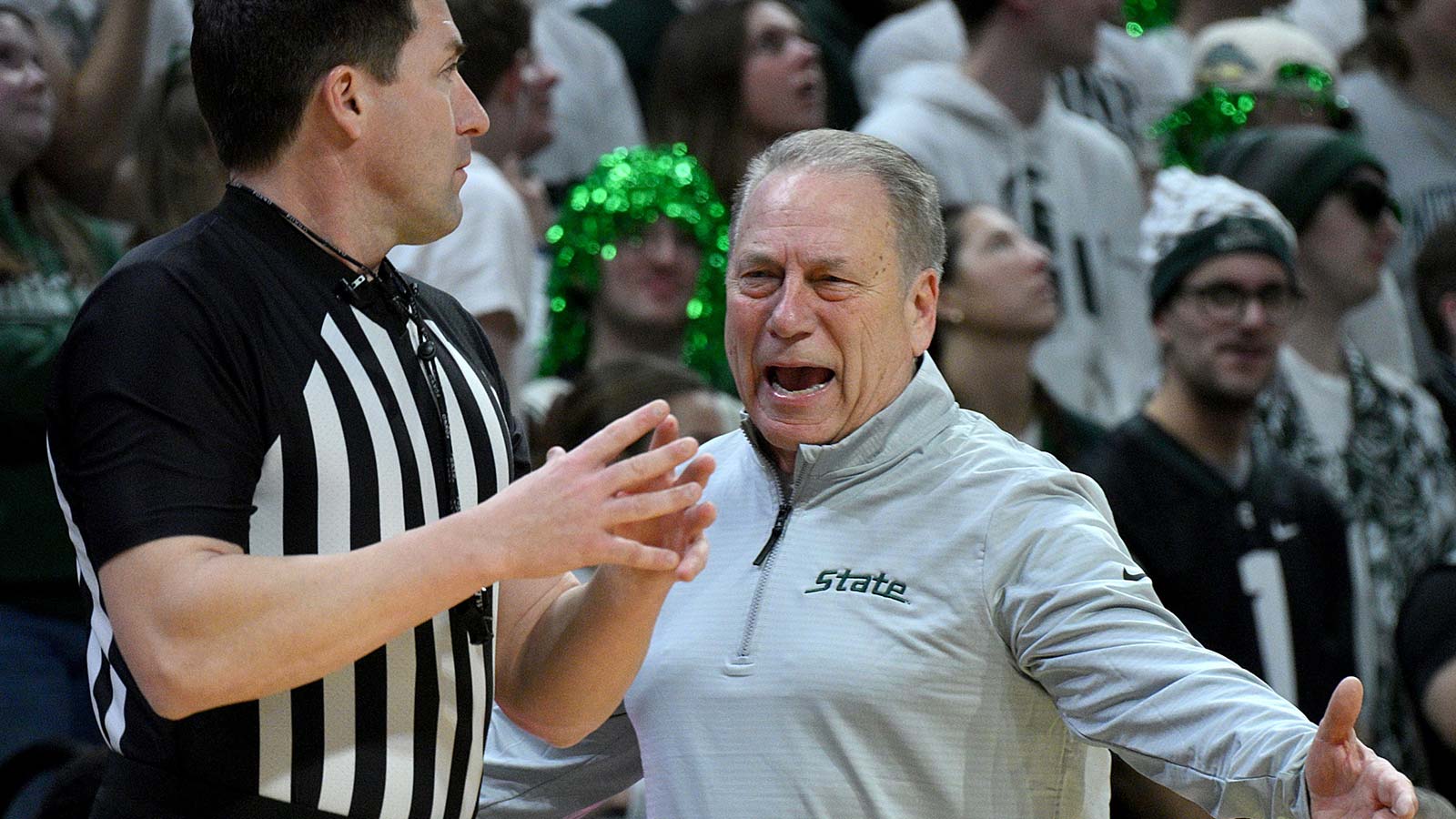 Michigan State’s Tom Izzo apologizes to Izzone fans even after beating Ohio State