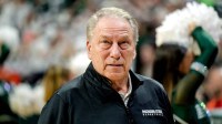 Michigan State's head coach Tom Izzo looks on before the game against Illinois on Saturday, Feb. 7, 2026, at the Breslin Center in East Lansing.