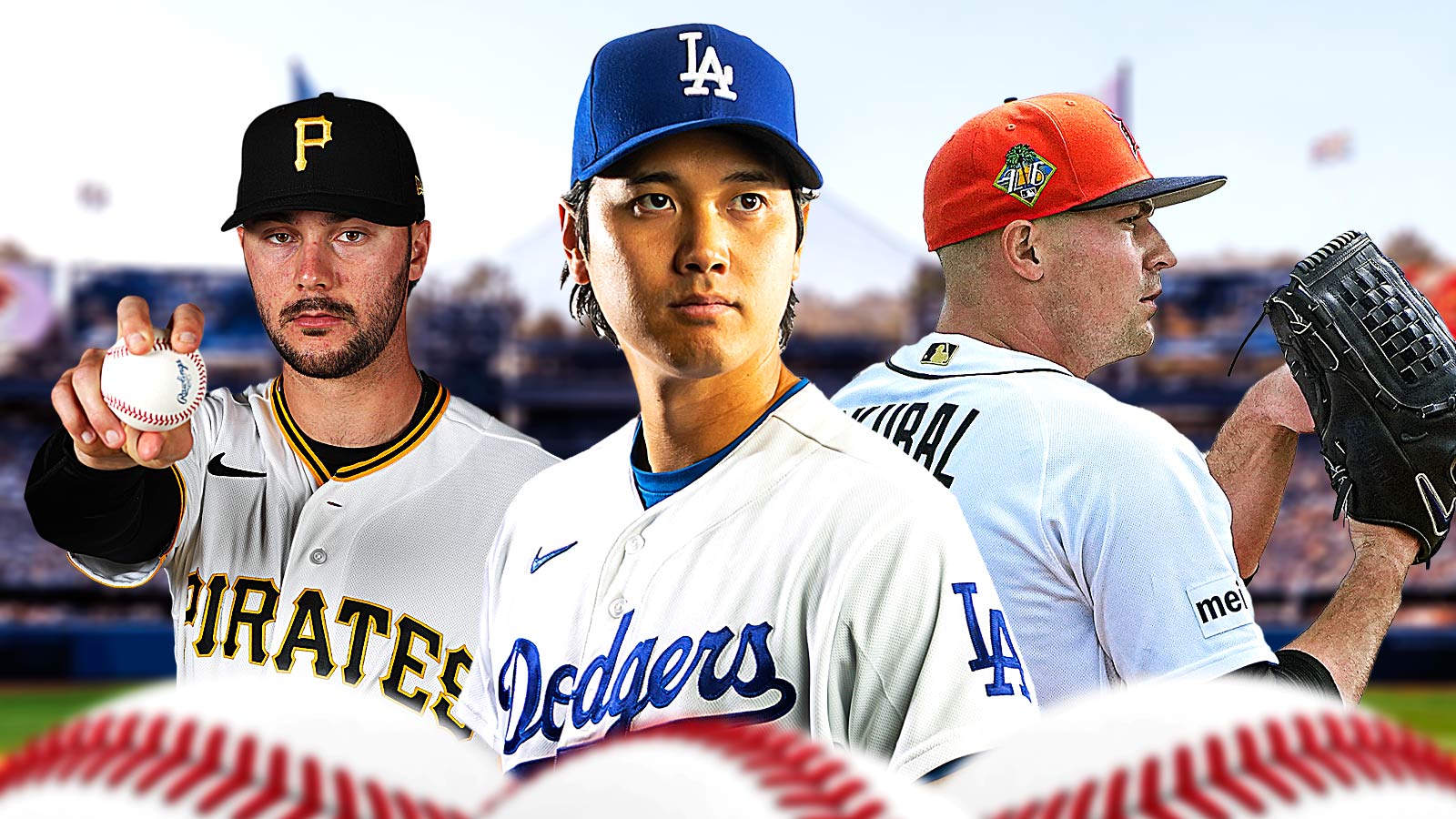 Shohei Ohtani, Paul Skenes, and Tarik Skubal